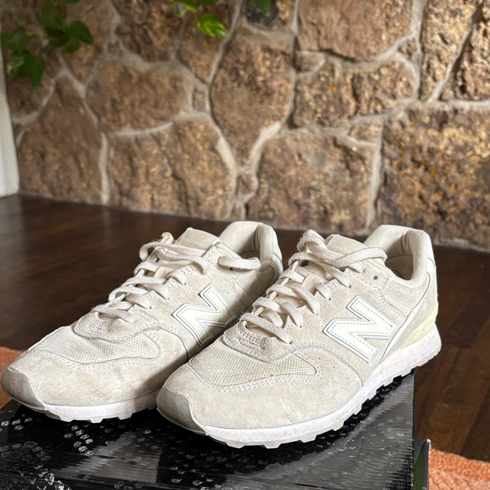 New Balance Cream Sneakers